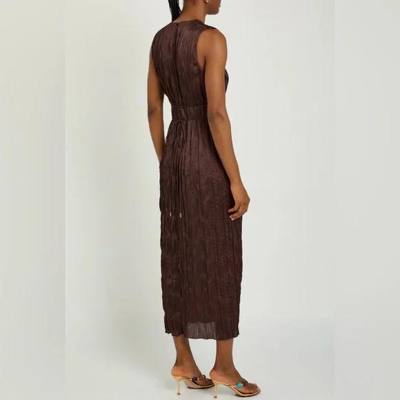 STAUD MIZU DRESS EARTH PLISSE - Picture 9 of 16